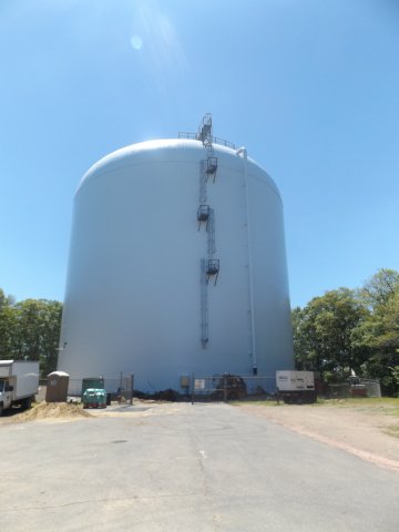 A water tank in Attleboro, MA